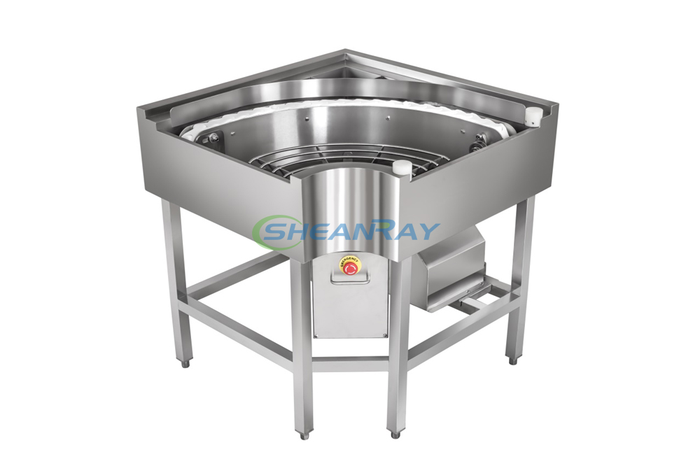 Chain-type rack's turning conveyor